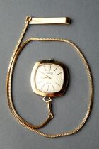 18K GOLD POCKET WATCH BY EBERHARD & CO