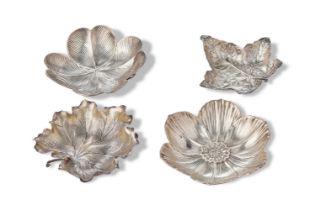 GIANMARIA BUCCELLATI (1891-1965) FOUR ITALIAN SILVER DISHES