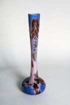 MULLER FRÈRES (ACTIVE FROM 1895 TO 1933) Art Nouveau soliflore vase