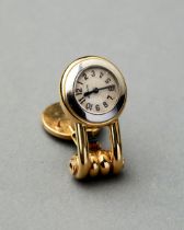 LECOULTRE CLIP-DE-REVERS DUO-PLAN VINTAGE 18K GOLD WATCH