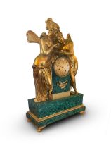 LEROY & FILS AMOUR ET PSYCHE CLOCK PARIS, LATE EMPIRE PERIOD