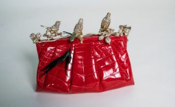 VALENTINO RED CLUTCH BAG, CoLlEcTiOn FALL-WINTER 2010