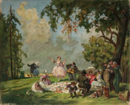 GEORGY SAVITSKY (1887-1949) Picnic