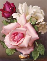 (+) IRENE KLESTOVA (1908-1989) Roses