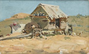 SERGEY IVANOV (1864-1910) Rural landscape
