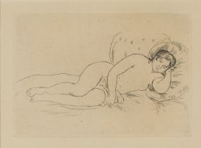 PIERRE-AUGUSTE RENOIR (1841-1919), AFTER Femme nue couchée (tournée à droite)