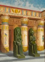 TIFFANY LOUIS COMFORT (1848-1933) Egyptian archeological study