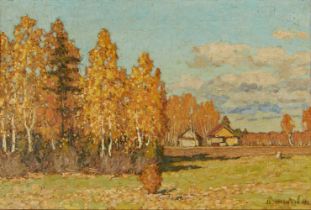 PETR PETROVICHEV (1874 - 1947) Autumn landscape