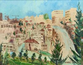 ALEXANDER KWARTLER (B. 1924) Street in Jerusalem