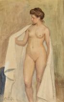 FEDOR RERBERG (1865-1938) Standing nude