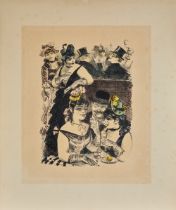 KONSTANTIN RUDAKOV (1891-1949) Set of three illustrations for "Dear Friend" ("Bel Ami")