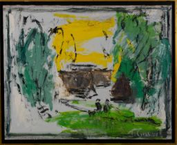 ANATOLY SLEPYSHEV (1932 -2016) Village landscape