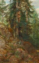 SEMEN FEDOROV (1867-1910) Forest landscape