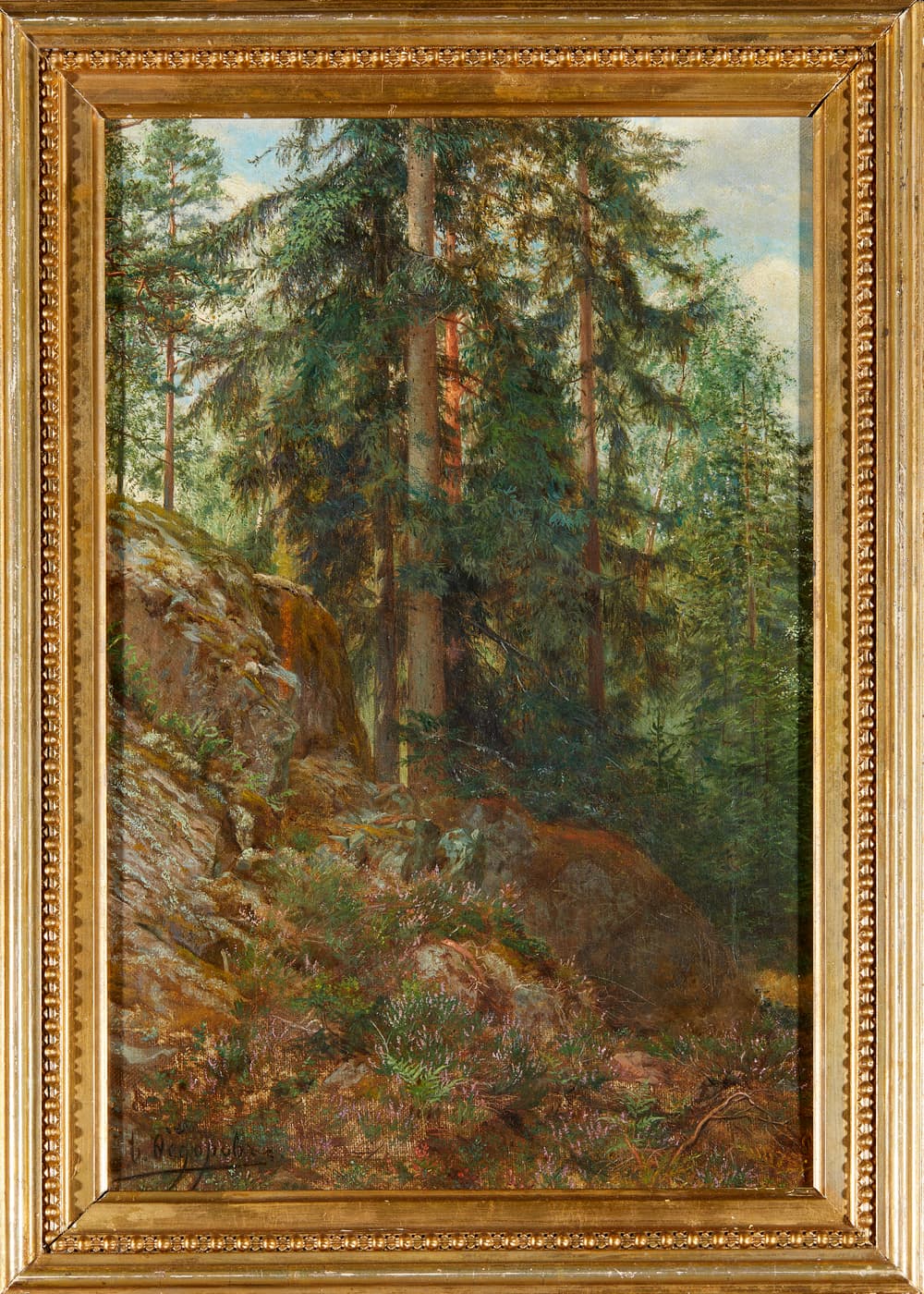 SEMEN FEDOROV (1867-1910) Forest landscape - Image 2 of 3