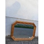 A Gilt Mantel Mirror H66cm x W86cm