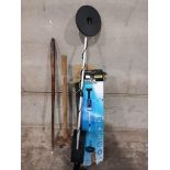 A Tevion Metal Detector, Stone Hammer Etc