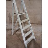 Painted Wooden Step Ladders