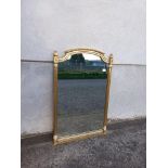 A Gilt Mirror H87cm x W56cm