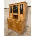 A Pine Kitchen Dresser H200cm x W140cm x D64cm