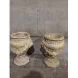 2 Ware Planters On Stands