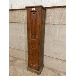 A Pine Single Golfing Locker (No 10) H178cm x W40cm x D36cm