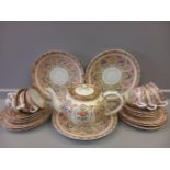 2 Part Tea Sets - Court China WLL & Minton Etc (Some Damage)