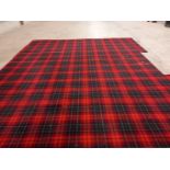 A Red Patterned Carpet 4M 57cm x 3M 60cm
