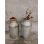 2 Milk Churns