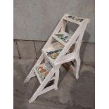 Folding Library Chair & Steps