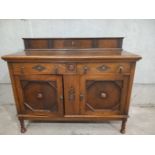 A Oak Barley Twist Sideboard H115cm x W137cm x D52cm