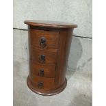 Reproduction Mahogany Round Drawers