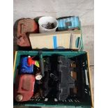 2 Boxes Of Nuts & Bolts, Petrol Cans Etc