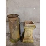 2 Ware Chimney Pots