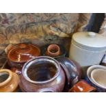 Box Assorted Cooking Pots, Lidded Bread Jar Etc