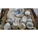 Box Assorted Tea Ware - Coronation Mugs Etc