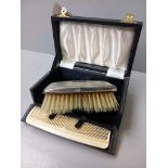 Silver Vanity Brush & Comb In Original Box (Birmingham 1930)