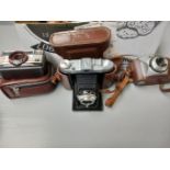 Box 5 Cameras In Cases & A Tripod