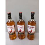 3 Bottles 'The Famous Grouse' Whisky