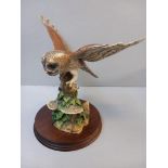 Border Fine Arts - Tawny Owl 082 On Wood Base