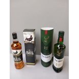 Bottle The Black Grouse Whisky In Box & Bottle Glenfiddich Whisky In Case