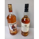 Bottle House Of Common 8 Year Old Malt Whisky & Bottle Captain Morgan Rum
