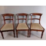 3 Mahogany Dining Chairs