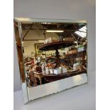 Square Unframed Mirror