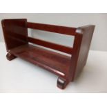 Mahogany Book Rack