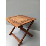 Small Oak Folding Table