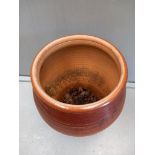 Large Salt Glazed Planter H58cm x W50cm