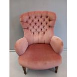 Pink Tub Chair