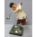 Cartoon Golf Figure