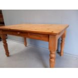 Pine Kitchen Table H77cm x L137cm x W83cm