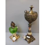 2 Victorian Oil Lamps